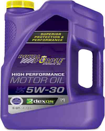 Royal Purple 51530 API-Licensed SAE 5W-30 High Performance Synthetic Motor Oil
