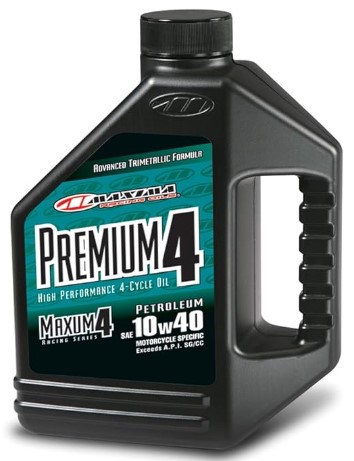 Maxima (349128 Premium4 10W-40 Motorcycle Engine Oil - 1 Gallon