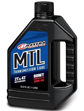 Maxima 41901 MTL-R 80WT Motorcycle TransmissionClutch Fluid - 1 Liter Bottle