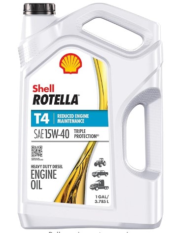 Shell Rotella T4 Triple Protection Conventional 15W-40 Diesel Engine Oil