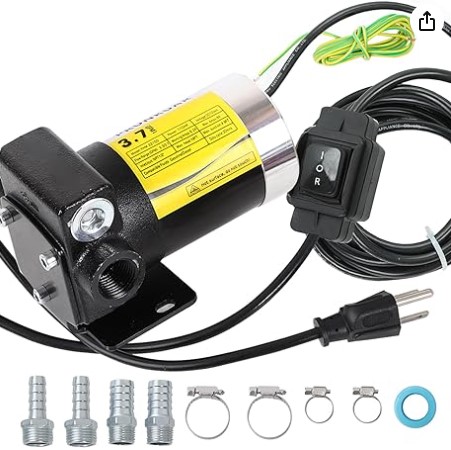 110V AC Automatic Gasoline Fuel Transfer Pump with Forward and Reverse Pumping