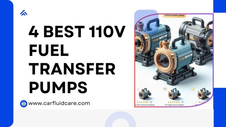 4 Best 110v Fuel Transfer Pumps | Easy & Efficient Refueling