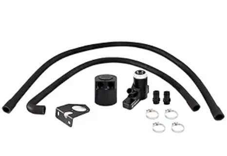 Mishimoto MMBCC-F2D-08BE Ford 6.4L Powerstroke Baffled Oil Catch Can Kit,